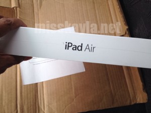 Slave A's belated birthday tribute to Me....an iPad Air