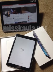 A tablet and an iPad for My birthday